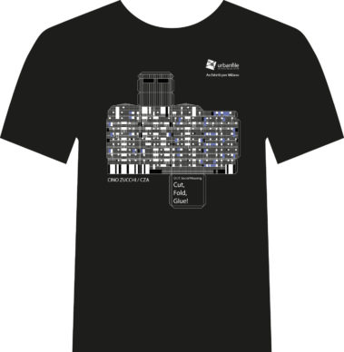 Architetti per Milano, la t-shirt disegnata da Cino Zucchi. Courtesy Urbanfile