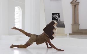 Jimmy Robert, Descendances du nu (still), 2016, filmed performance at Centre d'art comtemporain - la synagogue de Delme, photo - O.H. Dancy, courtesy of the artist and Tanya Leighton, Berlin (2)