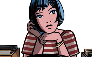 Maurizio Blatto, Sto ascoltando dei dischi, dettaglio della copertina