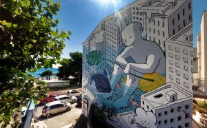 Millo, "Beyond the Sea" in occasione di PhEST – Festival internazionale di fotografia e arte, Monopoli. Photo © Daniele Ferrero