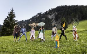 Paulina Ołowska, Slavic Goddesses and the Ushers, at Teatro Pilat, Ortisei. Opening Biennale Gherdëina 7, 2020. Ph. Tiberio Sorvillo
