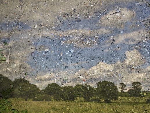 Abelardo Morell (American, b. Cuba, b. 1948). Rapidly Moving Clouds over Field, Flatford, England, #1, 2017. From After Constable. Inkjet print. Courtesy of Edwynn Houk Gallery. © Abelardo Morell