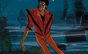 MICHAEL JACKSON In Comics (NBM, 2021). Dettaglio copertina