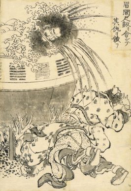 Mei Jianchi avenges himself on his enemies with the sword, Katsushika Hokusai, 1829. © The Trustees of the British Museum