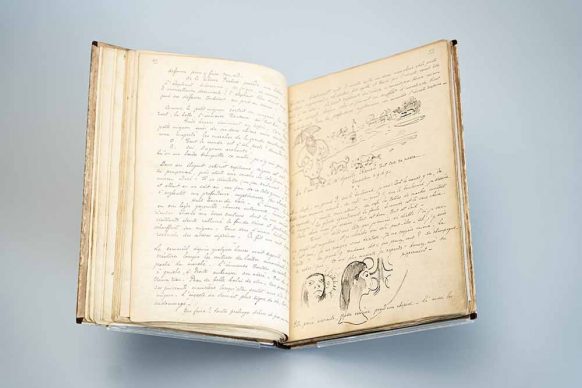 The manuscript of "Avant et après" by Paul Gauguin © The Courtauld