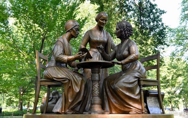 Women's Rights Monument in Central Park, credit NYC Parks / Daniel Avila