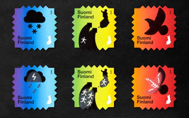 Climate Change Stamps. Design by Berry Creative. Photos by Paavo Lehtonen