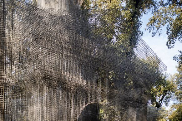 Edoardo Tresoldi, Etherea. Mostra Back to Nature. Arte Contemporanea a Villa Borghese. Photo © Roberto Conte