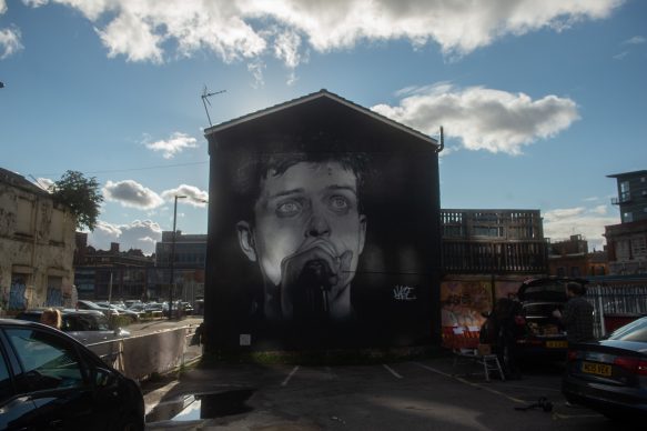 Il murale di Akse a Manchester. Foto courtesy The Mancorialist e Philippe Carly