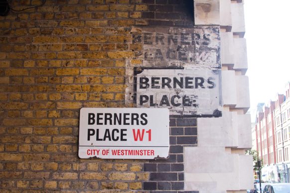 London Street Signs by Alistair Hall is published by Batsford. Photographs by Alistair Hall