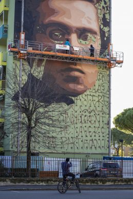 Il murale di Jorit a Firenze © Marco Borrelli