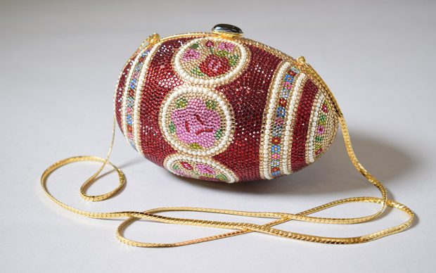 'Fabergé Egg', evening bag, by Judith Leiber, 1983, US. Museum no. T.511-1997. © Victoria and Albert Museum, London