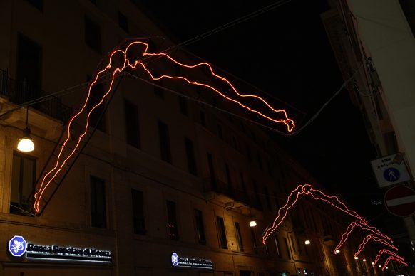 Torino, Luci d'Artista. Photo courtesy Città di Torino
