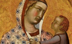 Un'immagine del polittico di Pietro Lorenzetti dopo il restauro