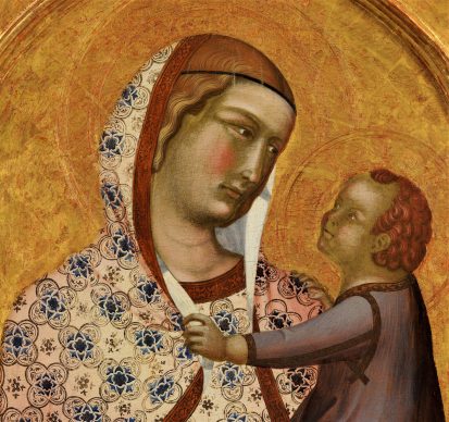 Un'immagine del polittico di Pietro Lorenzetti dopo il restauro