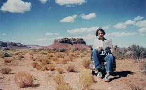 Monument Valley (Grand Scale), 1995–7 Photograph on vinyl, 122 × 183 cm (48.03 × 72.05 in). © Tracey Emin. All rights reserved, DACS/Artimage 2020