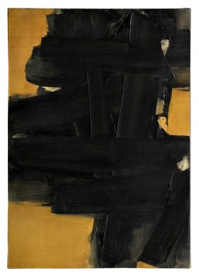 Pierre Soulages, Peinture, 64.5 x 91 cm, 12 janvier 1962. Estimation: € 800,000-1,200,000 © Christie’s Images Ltd, 2020
