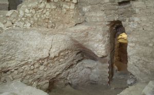 The first-century house at the Sisters of Nazareth site. Copyright K. R. Dark