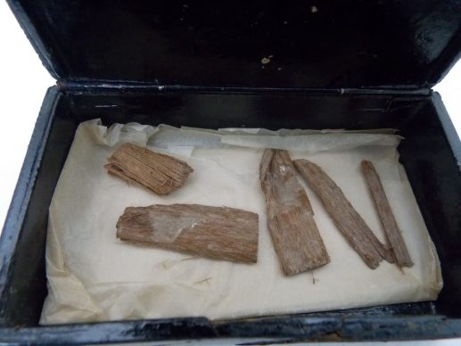 Wood fragments, credits University of Aberdeen