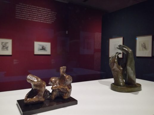 Henry Moore. Il disegno dello scultore. Vista dell'allestimento della mostra al Museo Novecento di Firenze.  Photo Valentina Silvestrini