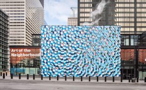 Olafur Eliasson. Atmospheric wave wall, 2020. Willis Tower, Chicago. Photo: Darris Lee Harris