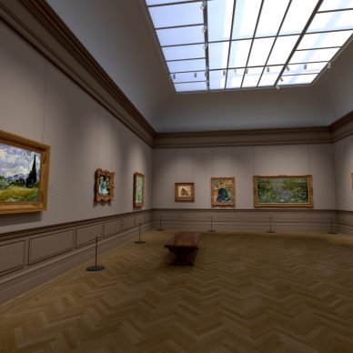 Virtual installation view of “The Met Unframed” 2021. Home Gallery. Image courtesy The Metropolitan Museum of Art and Verizon