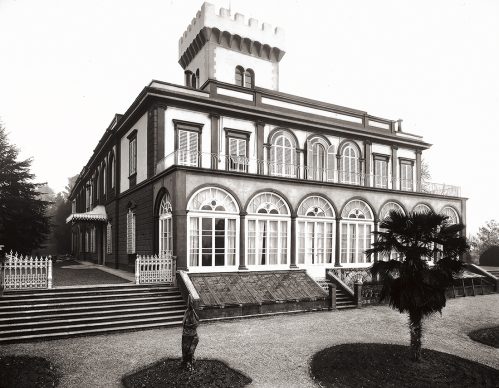 Veduta di Villa Fabbricotti a Firenze, 25/02/1894, Arch. Micheli  Vincenzo (1830-1905) XIX sec. Archivi Alinari Firenze