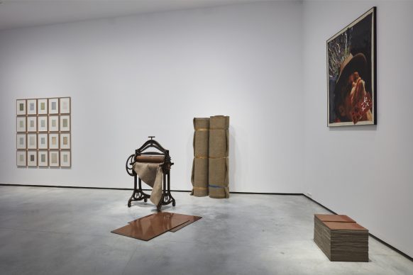 Angelus, 1977, Joseph Beuys. (left) Beuys II , 1989, Nam June Paik. (right) © Joaquín Cortés / Helga de Alvear Museum