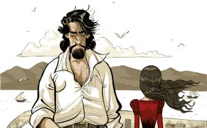 Caravaggio e la ragazza. Nadia Terranova, Lelio Bonaccorso. Feltrinelli Comics, 2021