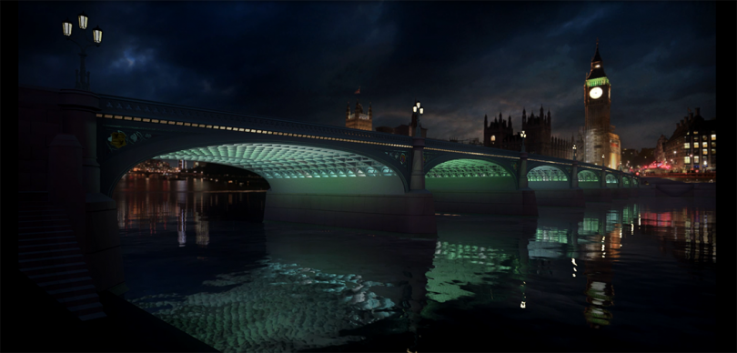 Illuminated River, Westminster Bridge © Leo Villareal