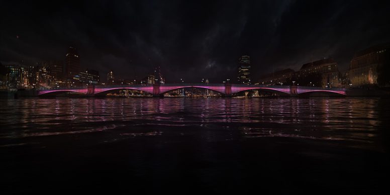 Illuminated River, Lambeth © Leo Villareal