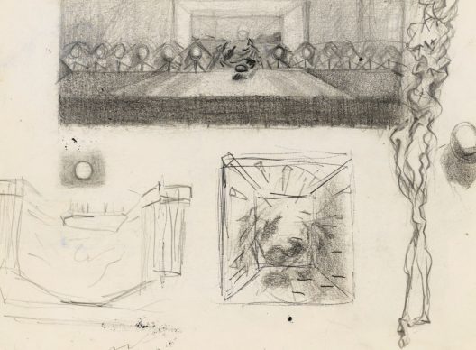 Salvador Dalí, Study for The Sacrament of the Last Supper, 1954: Christopher H. Brown Collection
