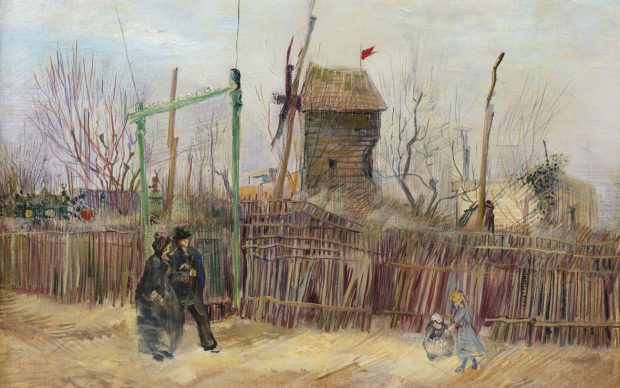 Sotheby’s and Mirabaud Mercier. Impressionist & Modern Art. Sotheby’s Paris, 25 March 2021. Private Collection, France. Vincent van Gogh, Scène de rue à Montmartre (Impasse des Deux Frères et le Moulin à Poivre), 1887. Oil on canvas, 46.1 x 61.3cm; 18⅛ x 24⅛ in. Estimate: €5,000,000 – 8,000,000 © Sotheby’s / ArtDigital Studio
