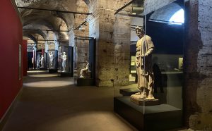 Vista dell'allestimento della mostra Pompei 79 d.C. Una storia romana. Ph. Alessia Cacciarelli