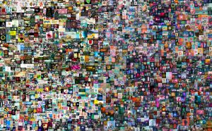 Beeple, Everydays–The First 5000 Days,NFT,21,069 pixels x 21,069 pixels (316,939,910 bytes). CHRISTIE'S IMAGES LTD. 2021