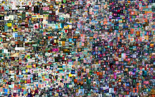 Beeple, Everydays–The First 5000 Days,NFT,21,069 pixels x 21,069 pixels (316,939,910 bytes). CHRISTIE'S IMAGES LTD. 2021