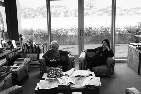 Frank Gehry and Maja Hoffmann Los Angeles, CA, 2019  © Annie Leibovitz