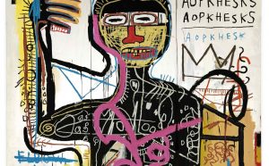 Jean-Michel Basquiat, Versus Medici, 1982. Courtesy Sotheby's, dettaglio