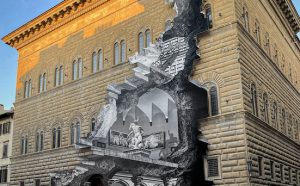 jr la ferita palazzo strozzi firenze installazione