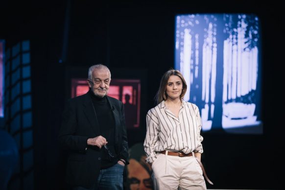 Gianni Canova e Greta Scarano, ospite di Luce Social Club