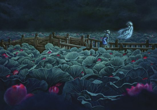 Un'immagine dal libro Storie di fantasmi del Giappone. Courtesy l'editore