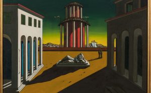 Giorgio de Chirico, Piazza d'Italia, 1949. Collezione privata. Courtesy Galleria Berman, Torino