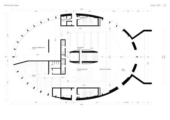 Il progetto per la nuova GAMeC di Bergamo. Copyright C+S Architects, Carlo Cappai, Maria Alessandra Segantini, Treviso | Londra