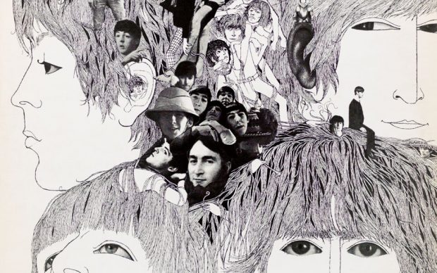 The Beatles, title: Revolver, year: 1966, label: Parlophone. Rock Covers. 40th Ed., Taschen, Köln 2020. Courtesy Taschen