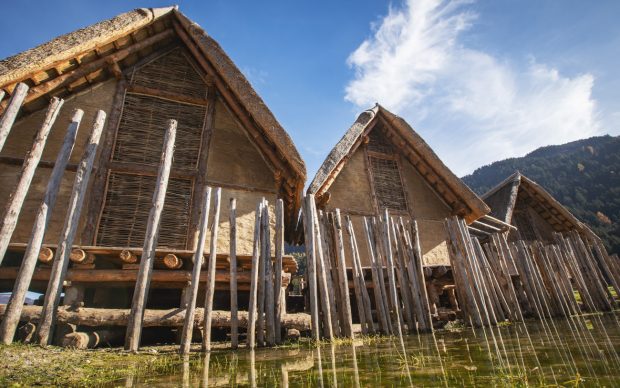 Parco Archeo Natura di Fiavé. Photo Tommaso Prugnola Team Videonaria. Archivio Soprintendenza beni culturali della Provincia Autonoma di Trento